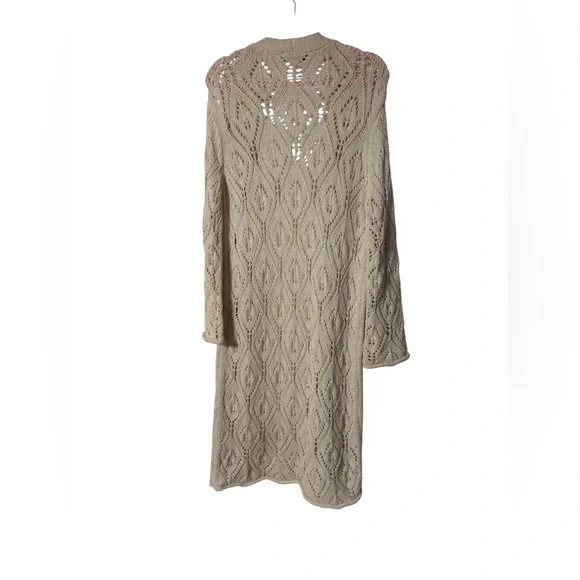 Zara Long Knit Cardigan Sz S - Picture 4 of 7